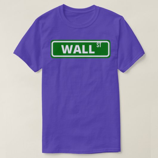 Accountant New York Wall Street T-shirt (Design voorkant)