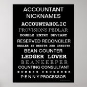 Accountant Nicknames Motivational Poster (Voorkant)