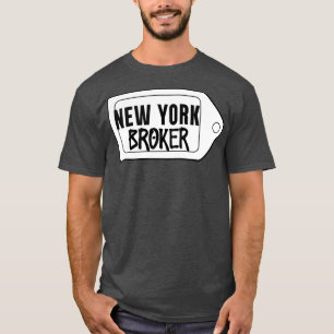 ACCOUNTANT NIEUWE GORKZWARTE EN WITTE BROKER T-SHIRT