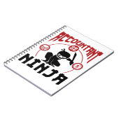 Accountant Ninja Accounting CPA Notitieboek (Linkerzijde)