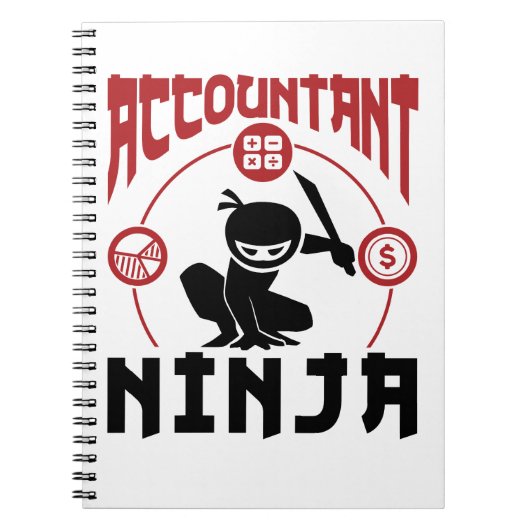 Accountant Ninja Accounting CPA Notitieboek (Voorkant)