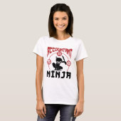 Accountant Ninja Accounting CPA T-shirt (Voorkant volledig)
