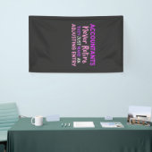 Accountant Nooit Retire Spandoek (Beurs)