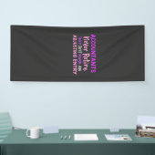 Accountant Nooit Retire Spandoek (Beurs)