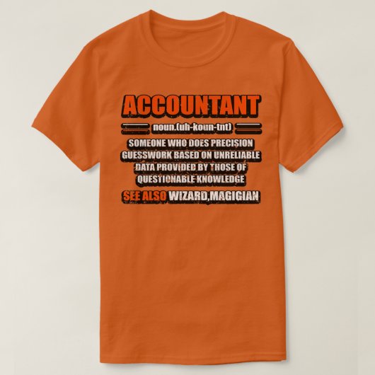 ACCOUNTANT NOUN T-SHIRT (Design voorkant)