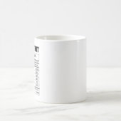 Accountant Nutrition Facts Coffee Mug Koffiemok (Center)