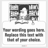 Accountant- of boekhoudingspromotie sticker (Vel)