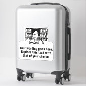 Accountant- of boekhoudingspromotie sticker (Koffer)