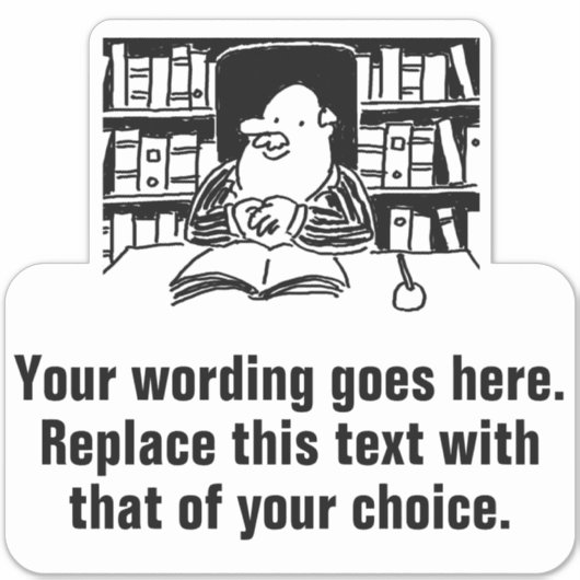 Accountant- of boekhoudingspromotie sticker (Voorkant)