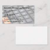 Accountant Professional CPA-Visitekaartjes Visitekaartje (Voorkant / Achterkant)