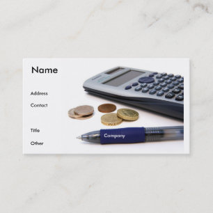 Accountant-profielkaart Visitekaartje