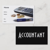 Accountant-profielkaart Visitekaartje (Voorkant / Achterkant)