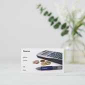 Accountant-profielkaart Visitekaartje (Staand voorkant)