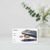 Accountant-profielkaart Visitekaartje (Staand voorkant)