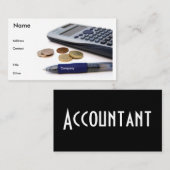 Accountant-profielkaart Visitekaartje (Voorkant / Achterkant)