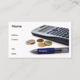 Accountant-profielkaart Visitekaartje