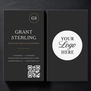 Accountant QR-code logo professioneel Visitekaartje