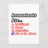 Accountant Quiz... Joke Briefkaart (Voorkant)
