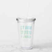 Accountant 's Okayest Novelty Acryl Drinkbeker (Achterkant)