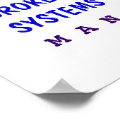 Accountant Sense of Humor Funny Motivatie Poster (Hoek)