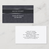 Accountant Shiny Stripe Boekhouding Visitekaartje (Voorkant / Achterkant)