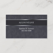 Accountant Shiny Stripe Boekhouding Visitekaartje (Voorkant)
