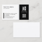Accountant Simple Two Tone Business Card #06 Visitekaartje (Voorkant / Achterkant)