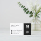 Accountant Simple Two Tone Business Card #06 Visitekaartje (Staand voorkant)