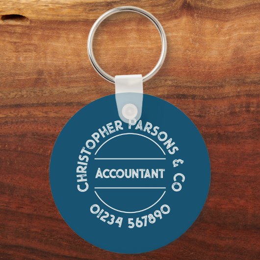 Accountant Sleutelhanger (Voorkant)