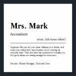 Accountant - Speciaal cadeau Poster<br><div class="desc">Elegant,  creatief,  aangepast accountant Gift in minimalistische stijl zwart-wit. Bekijk onze winkel - collectie voor anderen. Geef ons gratis een bericht als je hulp nodig hebt om dit aan te passen of om het even welke specifieke aanpassingsbehoeften aan te passen.</div>