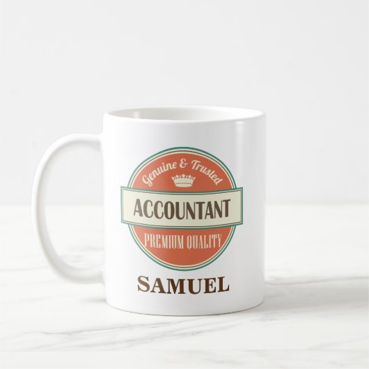 Accountant Specialized Kantoor Gift Koffiemok (Links)