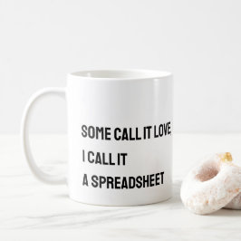 Accountant spreadsheet Funny Mug Koffiemok