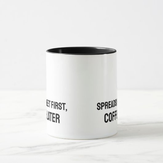 Accountant spreadsheet Funny Mug Mok (Midden)