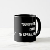 Accountant spreadsheet Funny Mug Mok (Voorkant rechts)