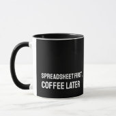 Accountant spreadsheet Funny Mug Mok (Links)