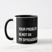 Accountant spreadsheet Funny Mug Mok (Links)