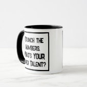 Accountant Super Talent. Mok met twee toonkoffie (Voorkant links)