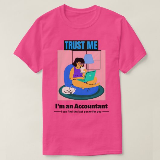 Accountant T-shirt Classic TShirt (Design voorkant)