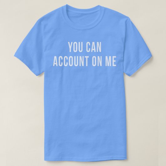 Accountant Taes Ta CPA Pro Bookkeeper Funny Cute  T-shirt (Design voorkant)