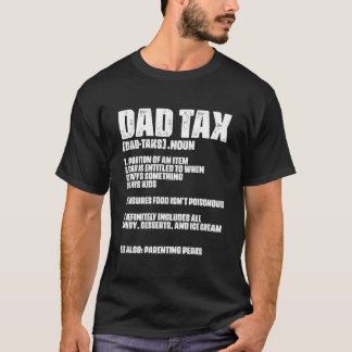 Accountant Tax Dad Bookkeeper Balance Audit Tax In T-shirt