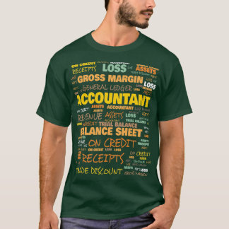 Accountant Terminology Accountant: algemeen gebrui T-shirt