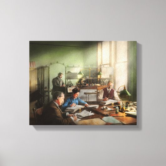 Accountant - The - Bookeping dept. 1902 Canvas Afdruk (Voorkant)