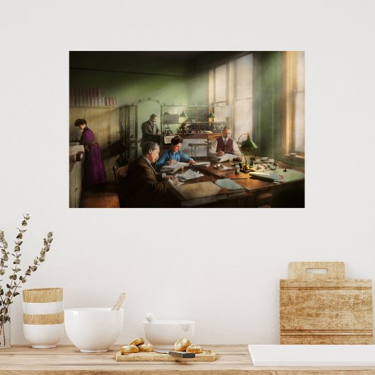 Accountant - The - Bookeping dept. 1902 Poster (Keuken)