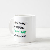 accountant, toekomst koffiemok (Voorkant links)