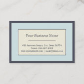 Accountant Trendy Indigo Visitekaartje (Achterkant)