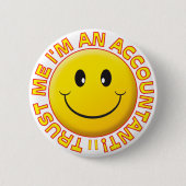 Accountant Trust Me Ronde Button 5,7 Cm (Voorkant)