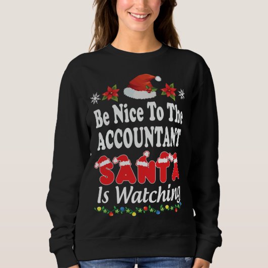 Accountant Ugly KerstSweater Trui (Voorkant)