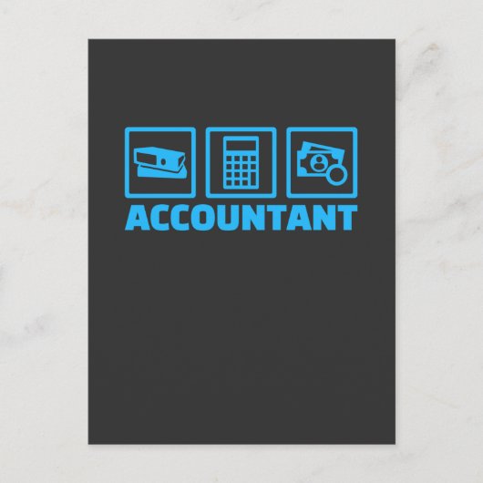 Accountant Uitnodiging Briefkaart (Voorkant)
