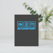 Accountant Uitnodiging Briefkaart (Staand voorkant)
