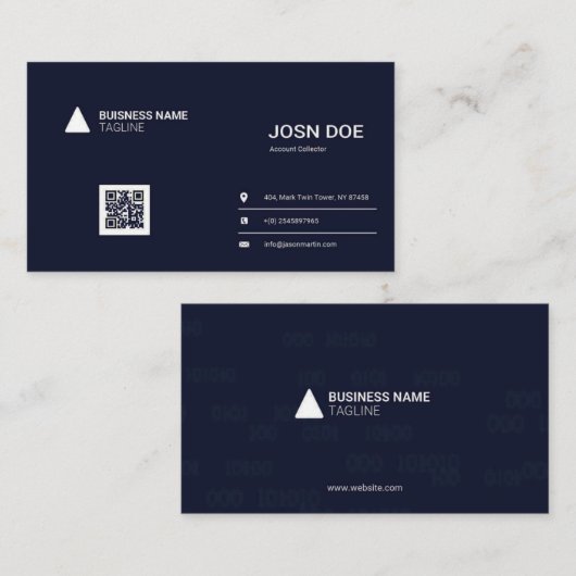 Accountant Visitekaartje (Voorkant / Achterkant)